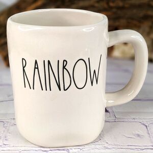 Rae Dunn RAINBOW Ceramic Mug